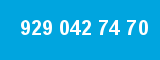 929 042 74 70